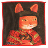 CAT ART 貓咪藝術 智慧手機、眼鏡擦手帕 貓田劉生
